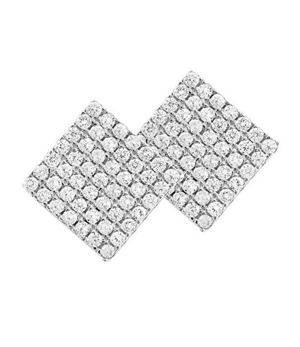 LaViida Ohrstecker - Quadrat Pavé - ELU609RH