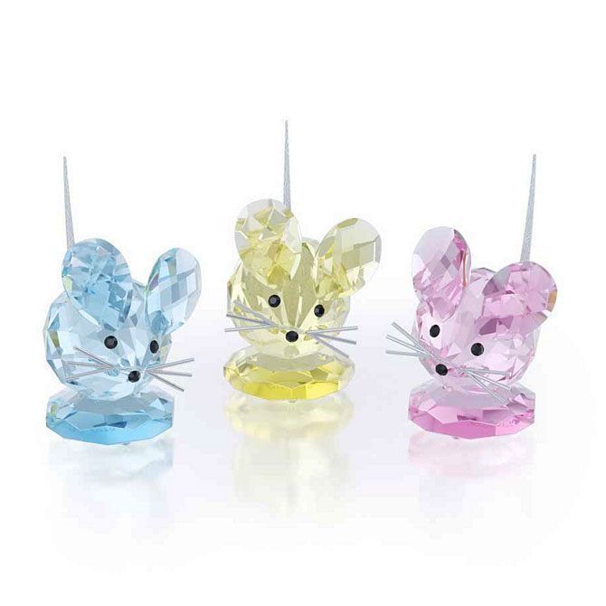 Swarovski Kristall Figuren - Replika Maus Set - 5243778