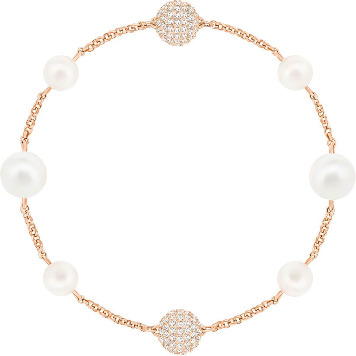 Swarovski Armband - Remix Mixed White Crystal Pearl - 5365738