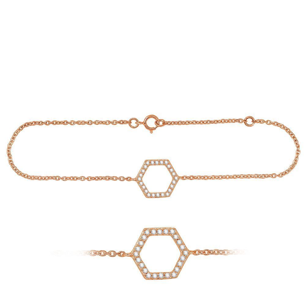 Best of Diamonds Armband - Brillant Roségold 585 - B175RG