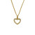 Auranto Collier - Silbercollier Herz gold - M262080