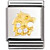 Nomination BIG - STERNZEICHEN Edelstahl, 18K-Gold und Cubic Zirc. (Lowe)