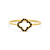 Maja Emulto Ring - Sparkle Clover - EL00010.RG.YG.CZB