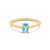 Maja Emulto Ring - Celestial Azure - EL00137.RG.YG.BT
