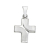 Schneider Basic Anhänger -  Kreuz – Weißgold – K22
