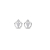 FJF JEWELLERY Ohrstecker - Icon Kite - FJF0030034SWH