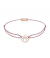 Momentoss Filo Armband - Textil - Rosa-Braun - rosé vergoldet - Engel - 21200224