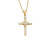 Auranto Collier - Silbercollier Kreuz gold - M262097