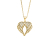 Auranto Collier - Silbercollier Flügel gold - M262100