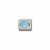 Nomination Classic - EDELSTEINE OVAL aus Edelstahl und 18K-Gold (TURKIS)