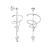 FJF JEWELLERY Ohrringe - Classic Kite Twist - FJF0030038SWH