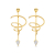 FJF JEWELLERY Ohrringe - Classic Kite Twist - FJF0030038YWH