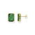 Thomas Sabo Ohrstecker - Grüner Stein - H2167-472-6