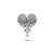 Pandora Charm - Angel wing heart - 792980C01