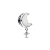 Pandora Charm - Mond & Polarstern - 793594C01