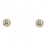 Schneider Basic Ohrstecker - Gold – Zylinder mit Zirkon klein - ZS09