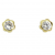 Schneider Basic Ohrstecker - Gold - Blumen mit Zirkon - ZS25