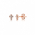 Kurshuni Ohrstecker - Cross - KR427-3