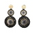Orecchini Ohrringe - Nini-XL-schwarz-gold