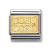 Nomination Classic - PAVE Edelstahl, 18K-Gold und Cubic Zirc. (GELB)