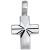 Schneider Basic Anhänger - Silber - Kreuz  - SKE08