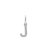 XENOX Charm - J Letter - XS10450W/J