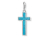 Thomas Sabo Charm - Türkises Kreuz - Y0021-404-17
