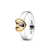 Pandora Ring - Radiant Two-tone Sliding Heart - 162504C00