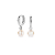 FJF JEWELLERY Creolen - Creole Classic Hoop Pearl - FJF0030043SRH