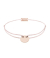 Momentoss Filo Armband - Textil - Hellrosa - Roségold - 21200067