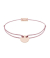 Momentoss Filo Armband - Textil - Rotbraun - Roségold - 21200071