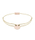 Momentoss Filo Armband - Textil - Beige - Roségold - 21200073