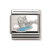 Nomination Classic - SilverShine aus Edelstahl mit 925er Silber und Emaille - himmelblauer Engel - 330204/12
