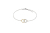 Stardiamant Armband - Brillant Weißgold 585 - Gelbgold 585 - D2647/G