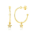 Kurshuni Ohrringe - KR423Y-3G-AU