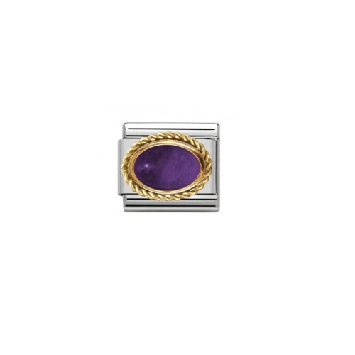 Nomination Classic - Composable Classic - Gold und Amethyst - 030508/02
