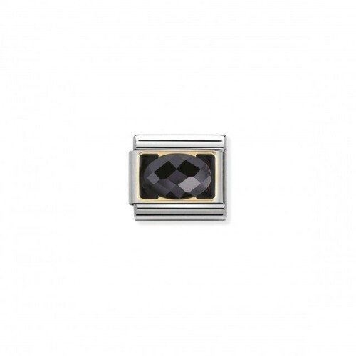 Nomination Classic - Composable Classic - Facett in Schwarz - 030608/011