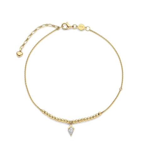 FJF JEWELLERY Fußkette / Fußband - Icon Kite 20 Ball Footchain - FJF0070002YWH