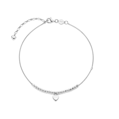 FJF JEWELLERY Fußkette / Fußband - Icon Heart 20 Ball Footchain - FJF0070003SRH