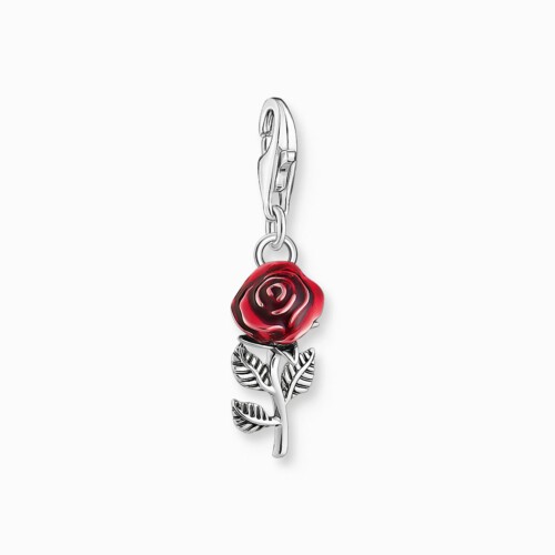 Thomas Sabo Charm - rote Rose - 2076-664-10