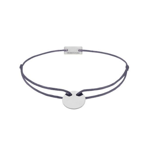 Momentoss Filo Armband - Textil - Lila Grau - Silber - 21200005