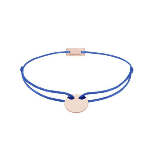 Momentoss Filo Armband - Textil - Dunkelblau - Rosé - 21200034