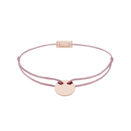 Momentoss Filo Armband - Textil - Rotbraun - Roségold - 21200071