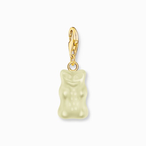 Thomas Sabo Charm - Goldbären-Anhänger in Weiß - 2188-413-14