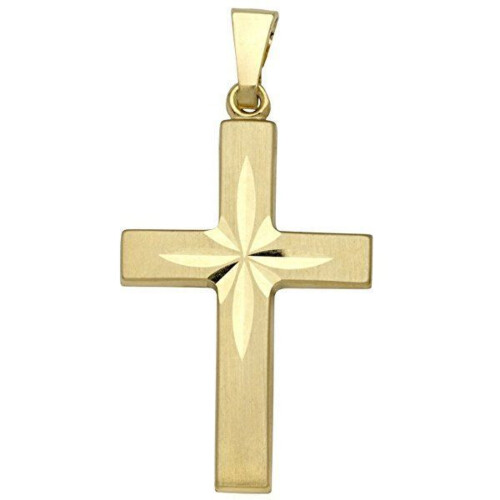 Schneider Basic Anhänger - Kreuz – Gold - K01