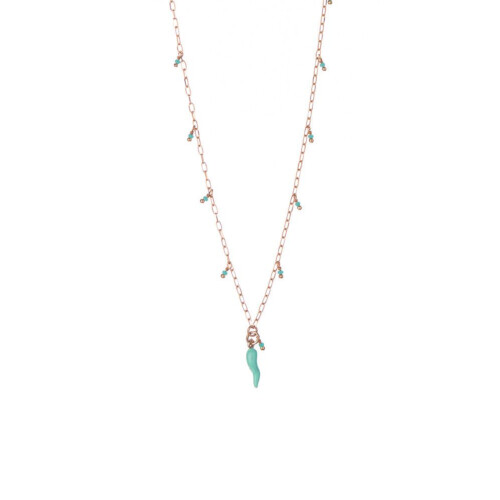 Alisia Halskette - AL1384-Rosato-Verdeacqua