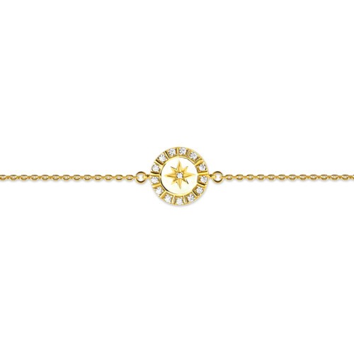 Maja Emulto Armband - Starshine white - EL00113.BR.YG.W