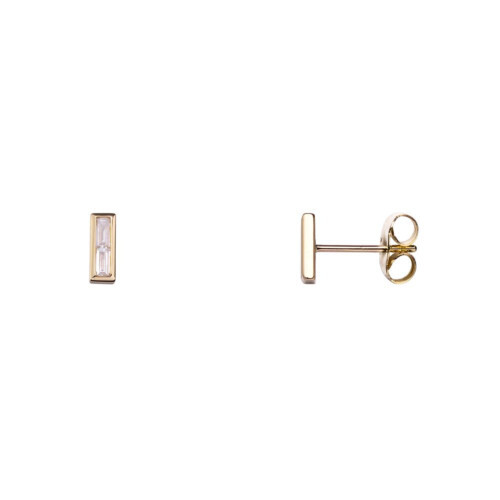 Stardiamant Ohrstecker - Brillant Gelbgold 585 - D2117G