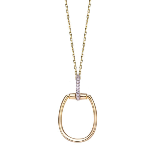 Stardiamant Collier - Brillant Gelbgold 585 - D3231G