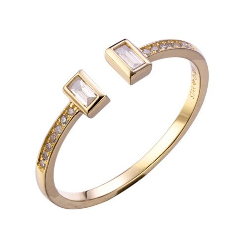 Stardiamant Ring - Brillant Gelbgold 585 - D6498G